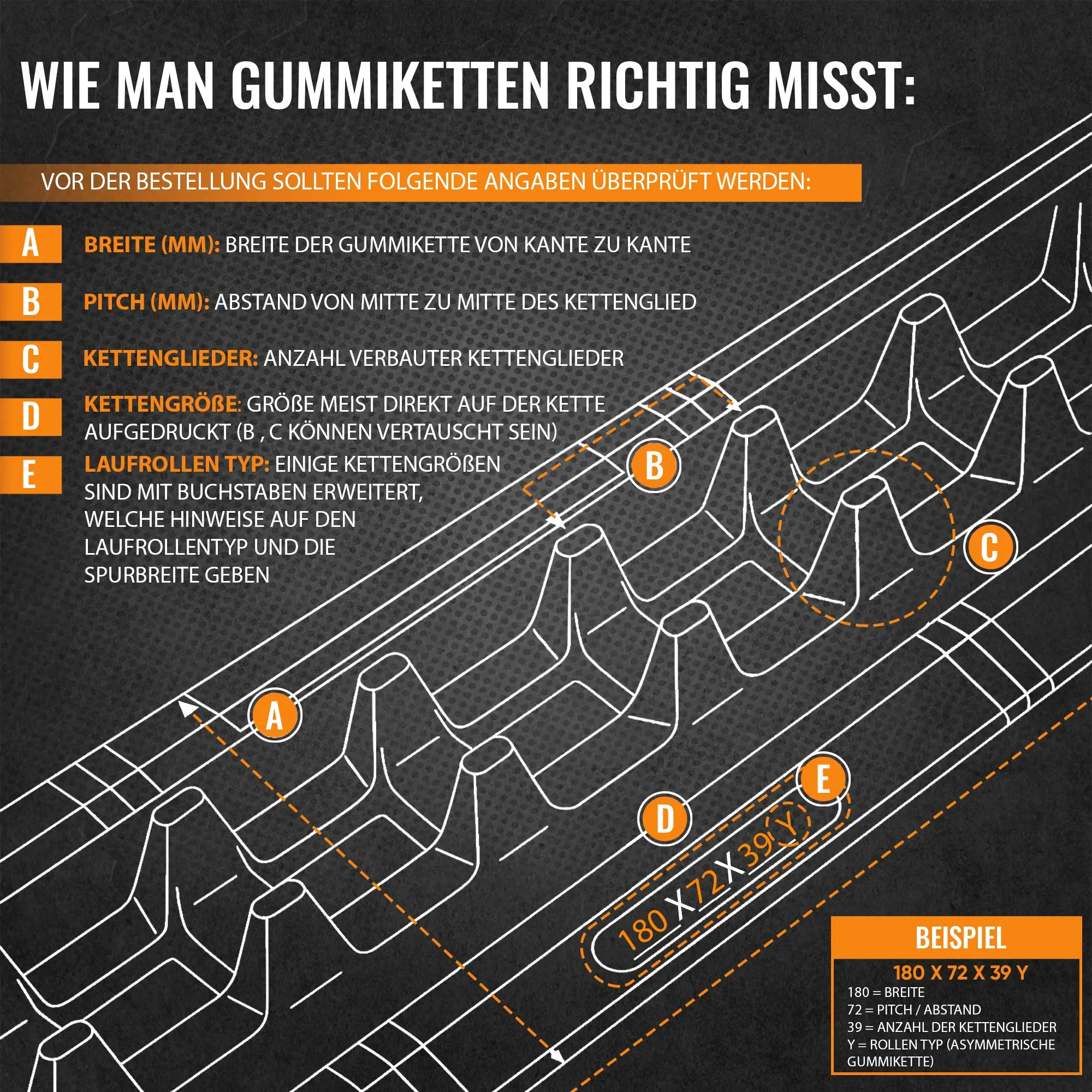 Gummikette 230x48x70K für KUBOTA KX019-4