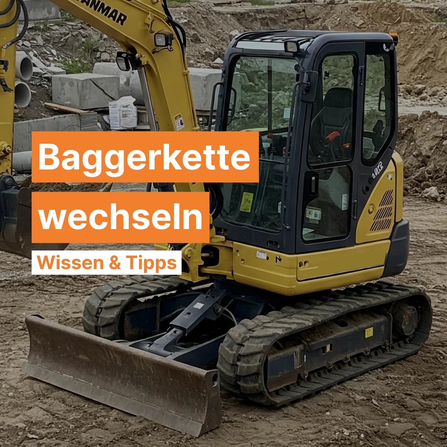 Baggerkette wechseln - Das musst du wissen